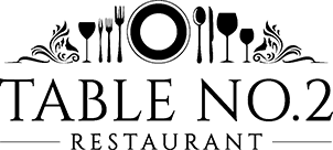 TABLE NO. 2 Restaurant logo